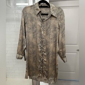 Zara Leopard Tunic in Medium